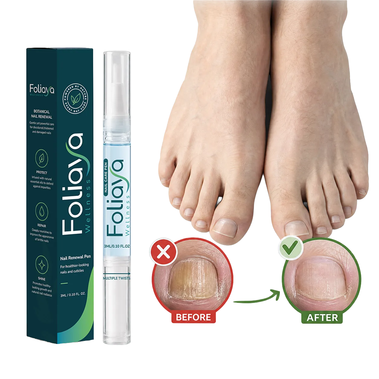 Foliaya — Stylo soin des ongles et cuticules